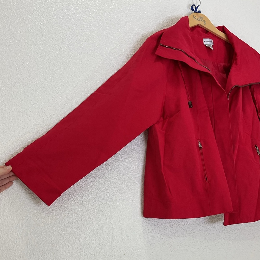 Chico’s Red Jacket - Picture 2 of 5